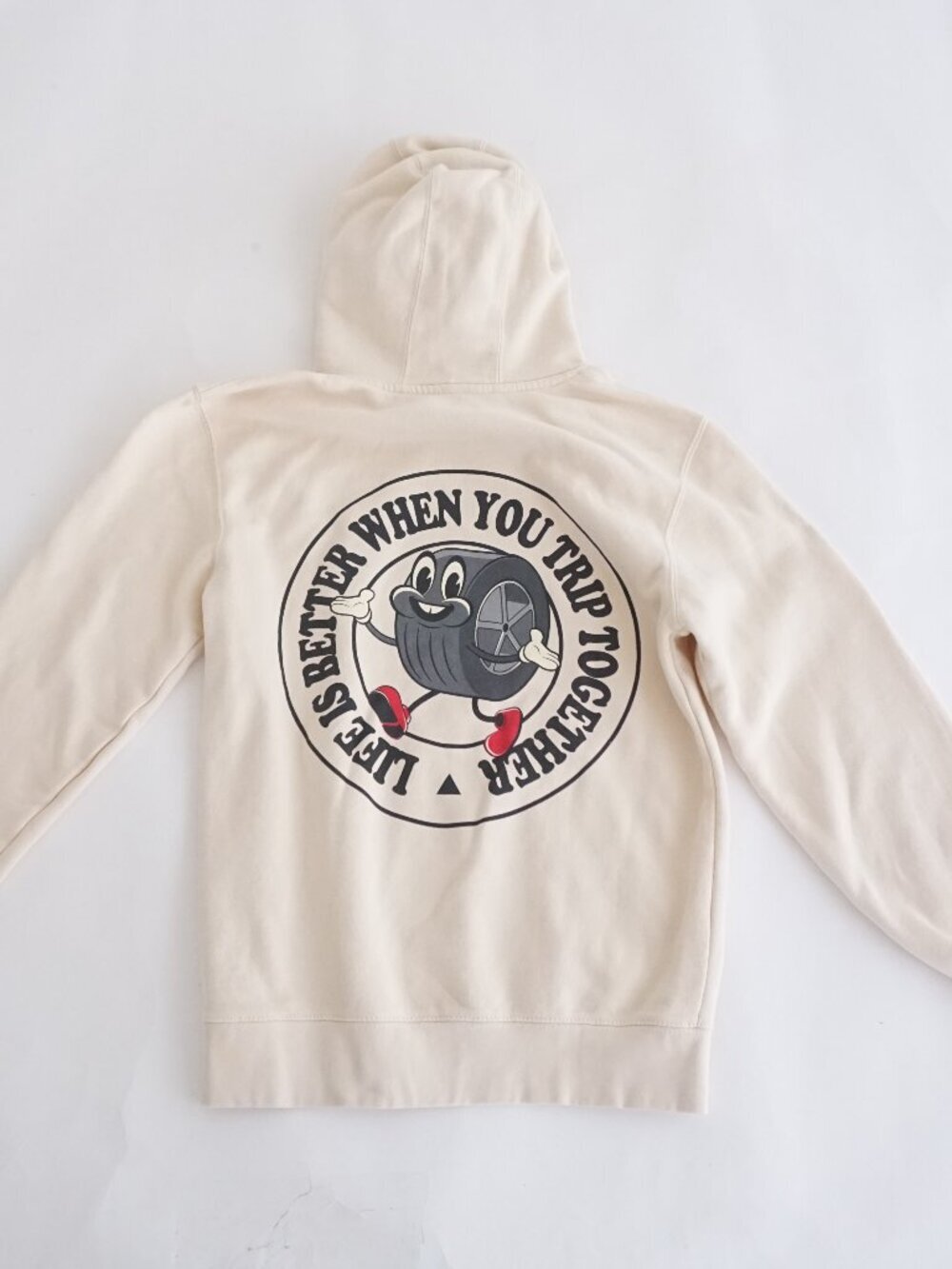 Sturniolo Triplets Ivory Cartoon Tire Let's Trip Streetwear Essential Graphic S